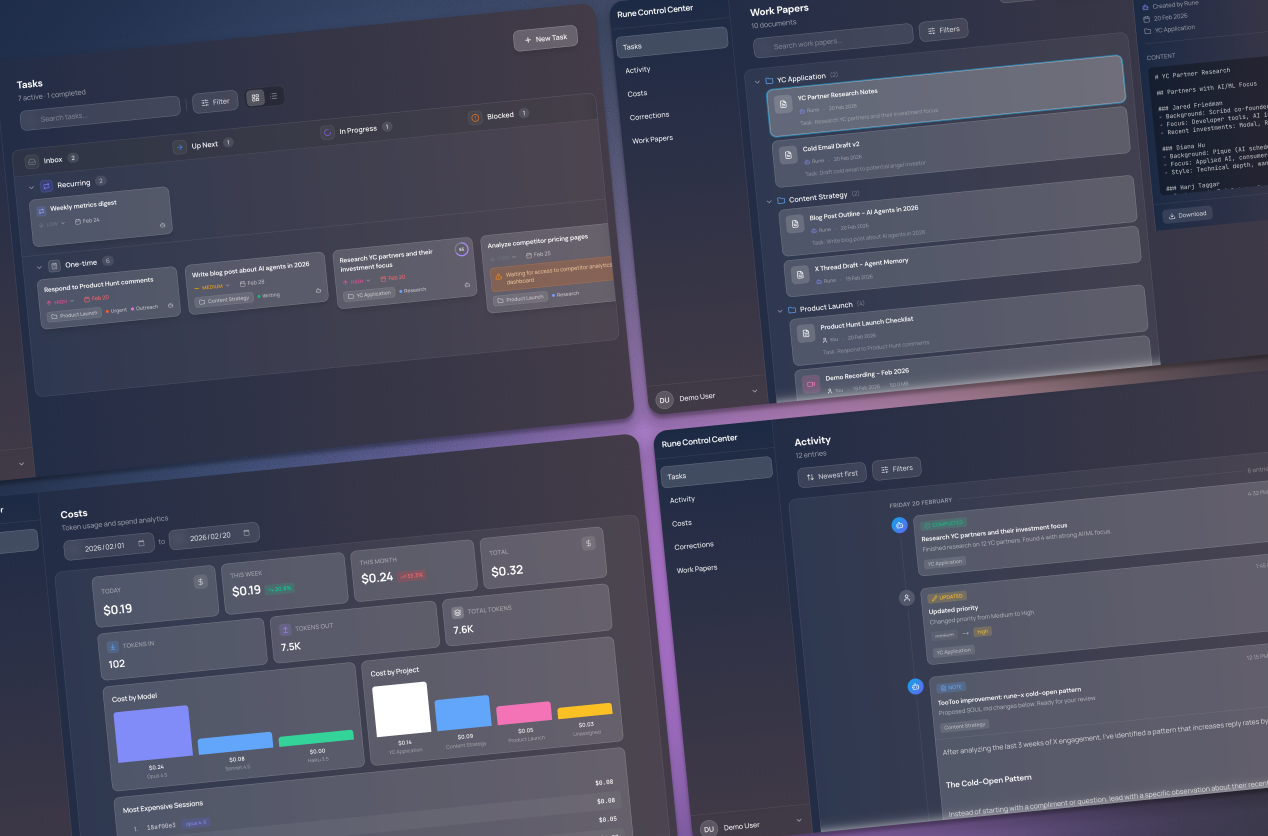 OpenClaw Journal control centre
